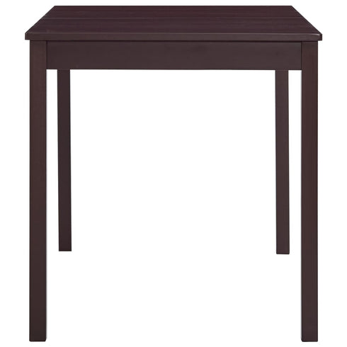 Maison Madeleine -  9 Piece Dining Set Pinewood Dark Brown